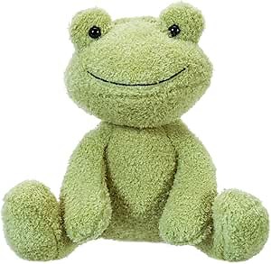 Apricot Lamb Frog Plush Stuffed Animals for Kids, Soft Cute Plush Toys for Baby Girl and Boy, Fluffy Frog Green 7 Inches