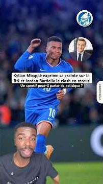 Kylian Mbappé parle du RN avant 2027 🇫🇷 #actualités #shorts