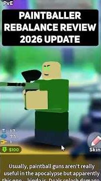 Paintballer 2026 Update Part 1 #tds #roblox #towerdefensesimulator #gaming #robloxgames