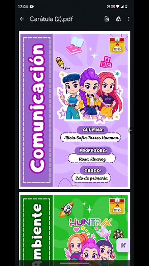 Carátulas y Portadas Escolares Personalizadas para Niños