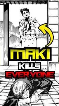 Maki kills everyone #jujutsukaisen #jjk #makizenin #shorts