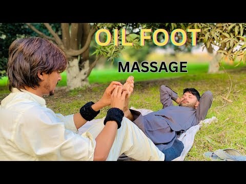 FEET Massage oIL ASMR (No Talking) Relaxing Foot Massage with Oil