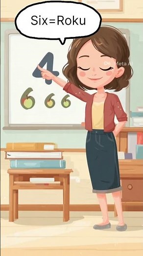 Counting in Japanese:Six
