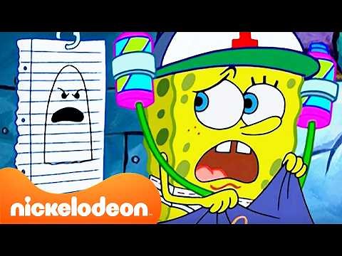 ٦٠ دقيقة من مغامرات سبونج بوب الليلية في قاع الهامور! 👀 | سبونج بوب | Nickelodeon Arabia
