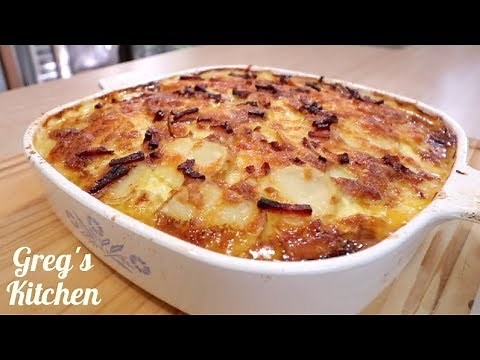 Ultimate Cheesy Potato Bake Recipe - Greg's Kitchen