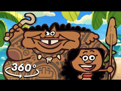 360º VR The Ultimate "Moana 2" Recap Cartoon