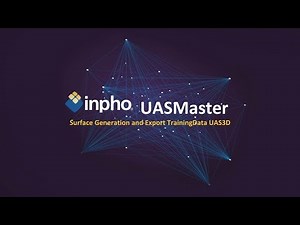 Inpho UASMaster 3D - Surface Generation and Export Training Data UAS3D
