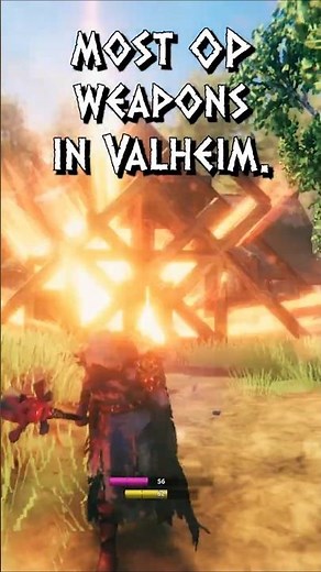One of the most OP weapons in Valheim l Trollstav #valheim #valheimgameplay #gaming #valheimsurvival