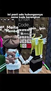 We have to find the numbers in each color first to be able to open the safe #robloxindonesia