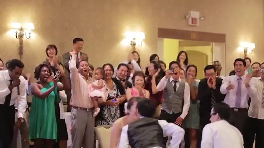 Justin Bieber "Baby" groomsmen surprise wedding dance!