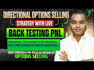 Directional Options Selling in Nifty with Live Backtesting | Options Selling Strategy for Beginners