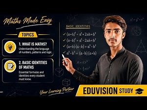 Lecture 01 | Basic maths | what is maths