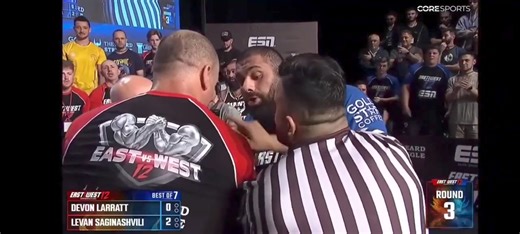 Devon Larrat VS Levan Saginashvili Super Armwrestling Match 😮🤯😳🥶 #armwrestling #armtattoo #armworkout #EastVsWest | Georgian Armwrestling