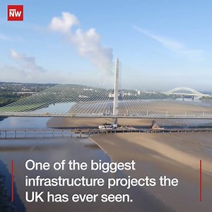 The Mersey Gateway bridge opens at midnight and it looks pretty stunning. | BBC Manchester