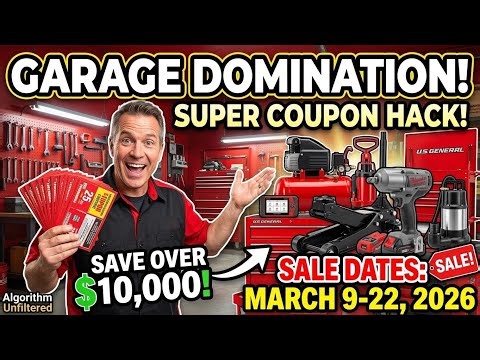 Harbor Freight Garage Domination: Best Super Coupon Deals (March 9-22)