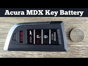 2022 - 2025 ACURA MDX Key Fob Battery Replacement - How To Change Replace MDX Remote Batteries DIY