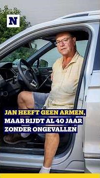 Jan has no arms but has been driving for 40 years