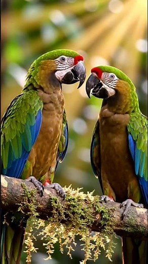 This Soldier Green Parrot is One of Earth's Rarest! 🦜