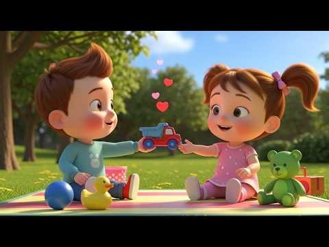 Baby Playtime Park Fun 🌳🎠 | Fun Park Song for Kids | Toddler Playtime Rhyme | Learning & Fun Song