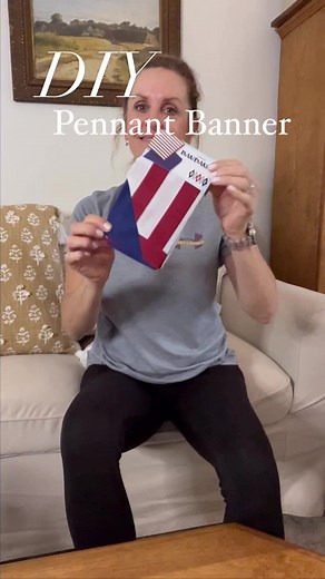 4.8K views · 75 reactions | I made this patriotic flag pennant for...