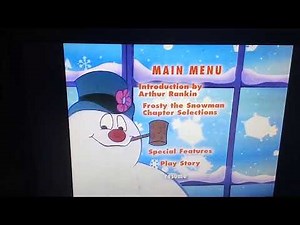 Frosty the snowman 2001 dvd menu