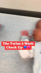 The Twins 2 Week Check Up 💙🩷 #twins #twinlove #twinning #twinbabies #twiceasnice #fraternaltwins #twinthing #friendsforever #thecarterlinktwins #thecarterlink | The Carter Link