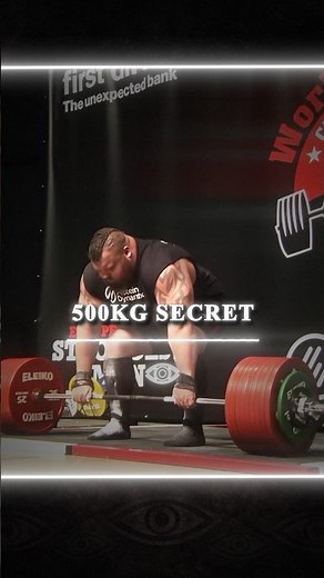 How Eddie Hall Lifted 500kg 💪😲