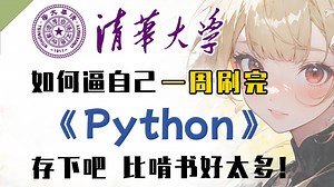 【全91集】清华大佬终于把Python全套教程讲完了！2025最新版，从零基础小白到Python全栈，全程通俗易懂！逼自己一周学完，少走99%的弯路！！