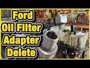 90 Degree Oil Cooler Filter Housing Adapter Delete - 5.0 & 5.8