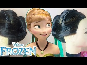 Frozen 2 Hairstyles | Anna Coronation Hairstyle | Disney Princess Hairstyles