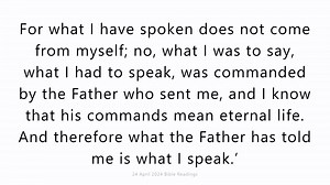 39 reactions · 13 comments | **24 April 2024 Catholic Mass Bible...