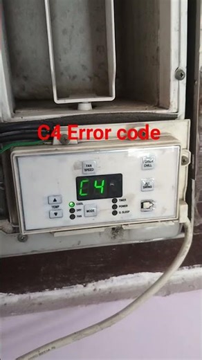 Daikin Window AC C4 Error Solution... #minivlogshorts #coolingsolutions #daikinac #error #accircuits