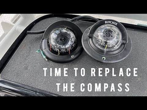 Replacing The Ritchie Compass On My Personal Boat | 2016 Crevalle 24 Bay