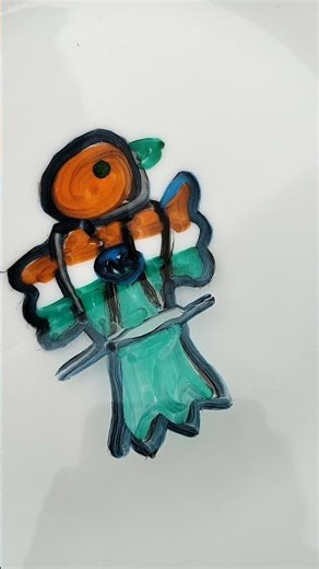 Indian bird 🐦 drawing step by step #art #shorts #drawing