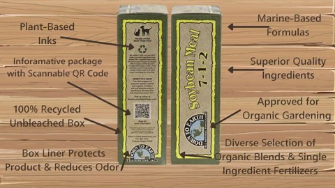 Down to Earth All Natural Soybean Meal Fertilizer 7-1-2, 5 lb