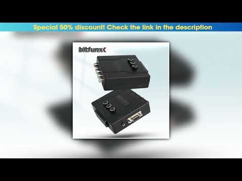 Hands-on Bitfunx RGBS VGA to YPBPR Component Converter SCART to YPBPR YCBCR For Retro Game Consoles