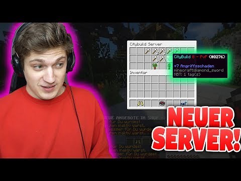 WIR HABEN EINEN NEUEN SERVER! (Minecraft)