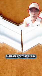 5.2K views · 31 reactions | Baseboard Cutting Design! #construction #tutorial | Malipot Franklin Calilan | Facebook