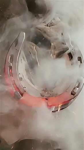 Hot Shoeing Process | Precision Fit with Red-Hot Horseshoe