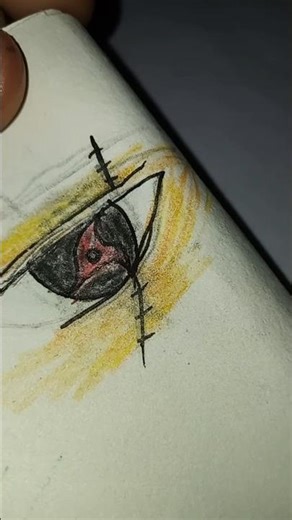 How to draw itachi's mangekyou Sharingan #shorts