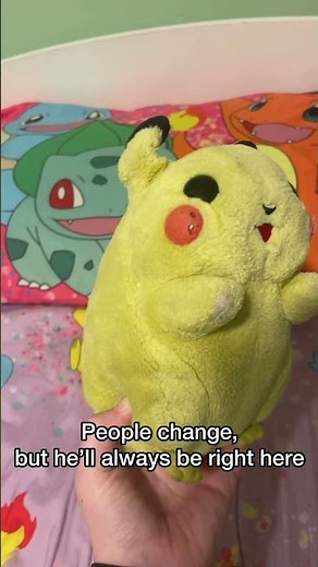 My childhood Pikachu plush 🥰 I choose you Pikachu plush