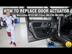Fix Bouncing Door Locks: Mercedes ML-Class W163 Door Lock Actuator Replacement DIY