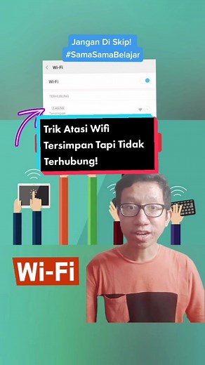 Trik Atasi Wifi Tersimpan Tapi Tidak Terhubung!