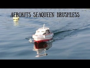 Aerokits Seaqueen | Brushless Motor | First Run | Fleetwood Boating Lake | Lancashire