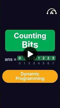 Counting Bits | LeetCode 338 | Blind 75 #leetcode #codinginterview #faang