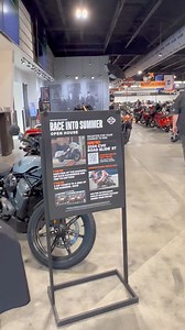 Start your engines, it’s time to RACE INTO SUMMER! | Bert's Black Widow Harley-Davidson