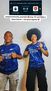 Arsenal community, assemble! 🔴 Drop “Hi” and f0ll0w a fellow Gooner — let’s grow together ❤️ . . . #ucl2025🔥⚽️ #bruggefc #arsenalfcfans #bruggevsarsenal | Felinwa1
