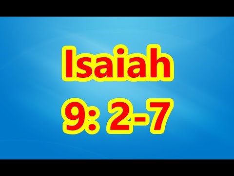 Sunday school lesson |December 19 2021| Isaiah 9:2-7