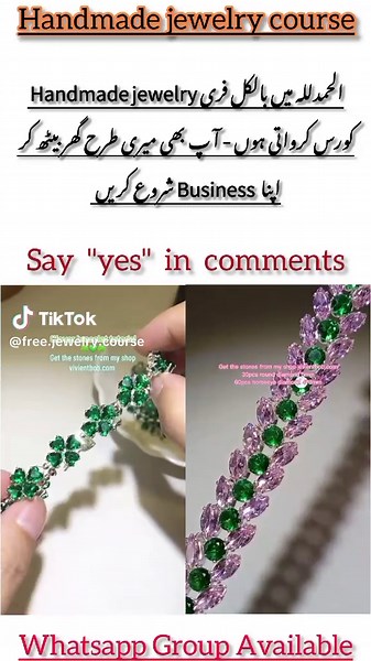 Free jewelry course on TikTok