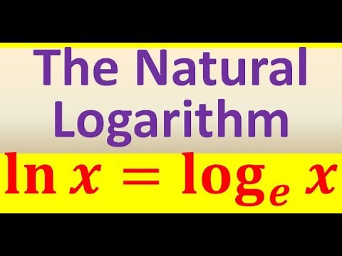 The Common Logarithm & the Natural Logarithm